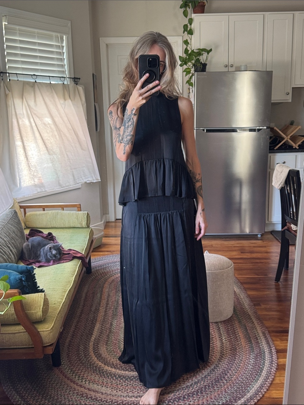 Silk Skirt Set